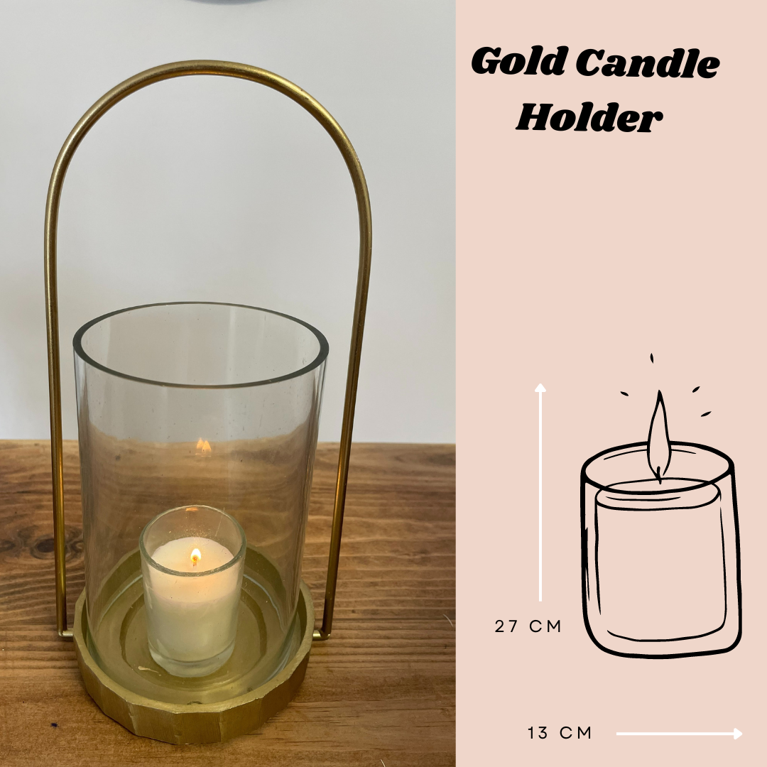 Image of Gold Candle Holders