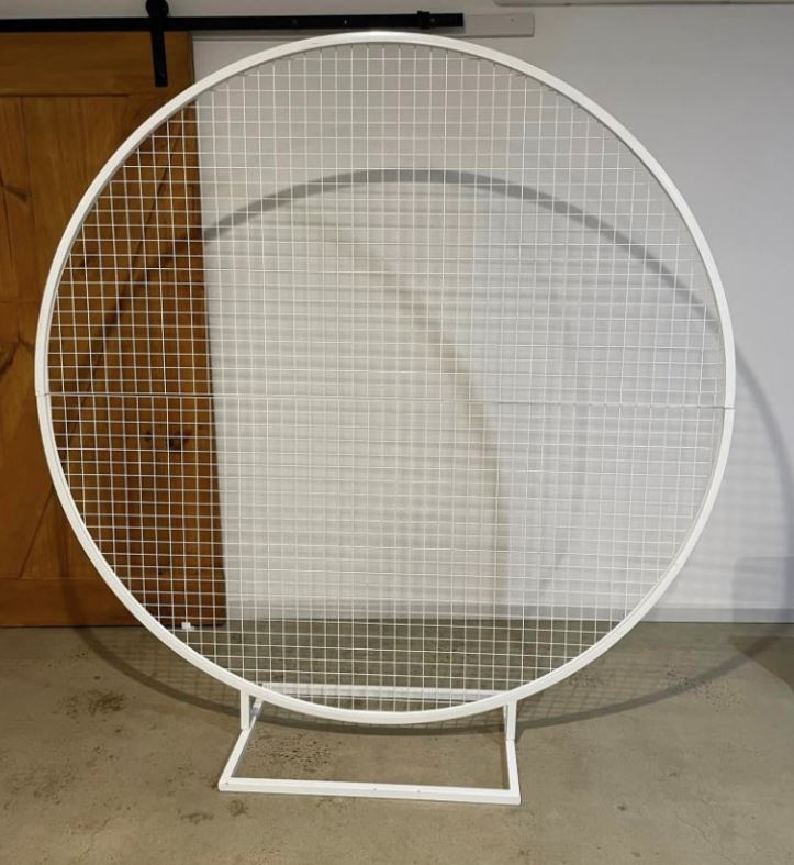 Image of White mesh Frame