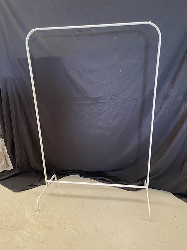 Image of White Clothes Frame