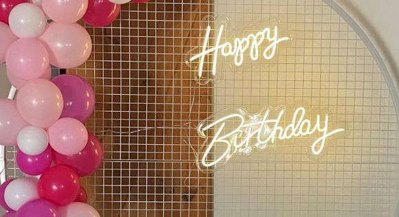 Image of Happy Birthday Neon Sign