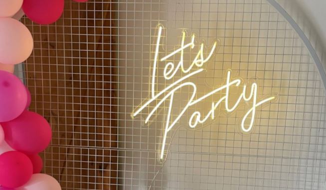 Image of Lets Party Neon Sign