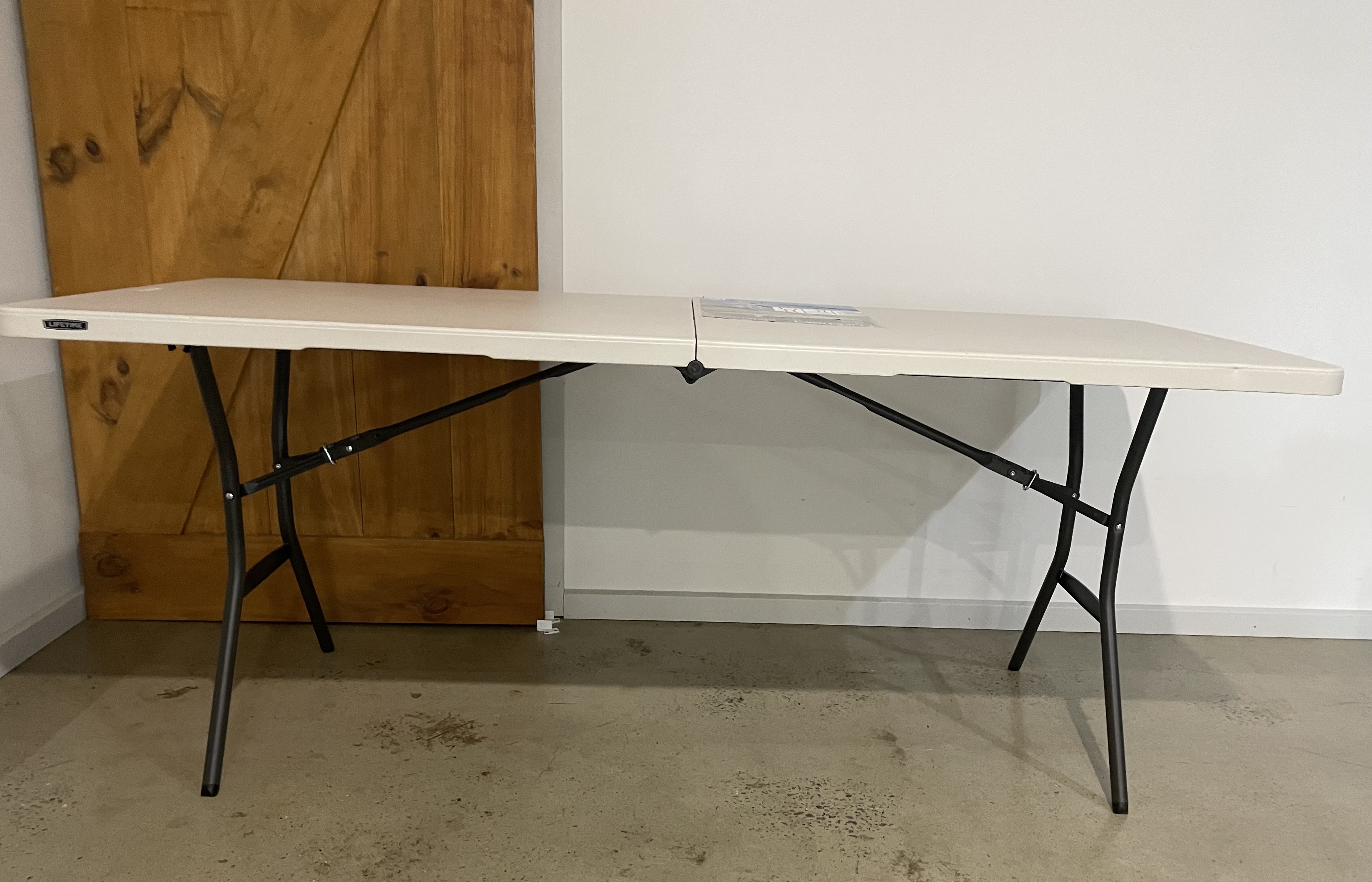 Image of 6ft bi-fold Treastle Table