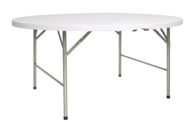 Image of 5ft Round circle folding table