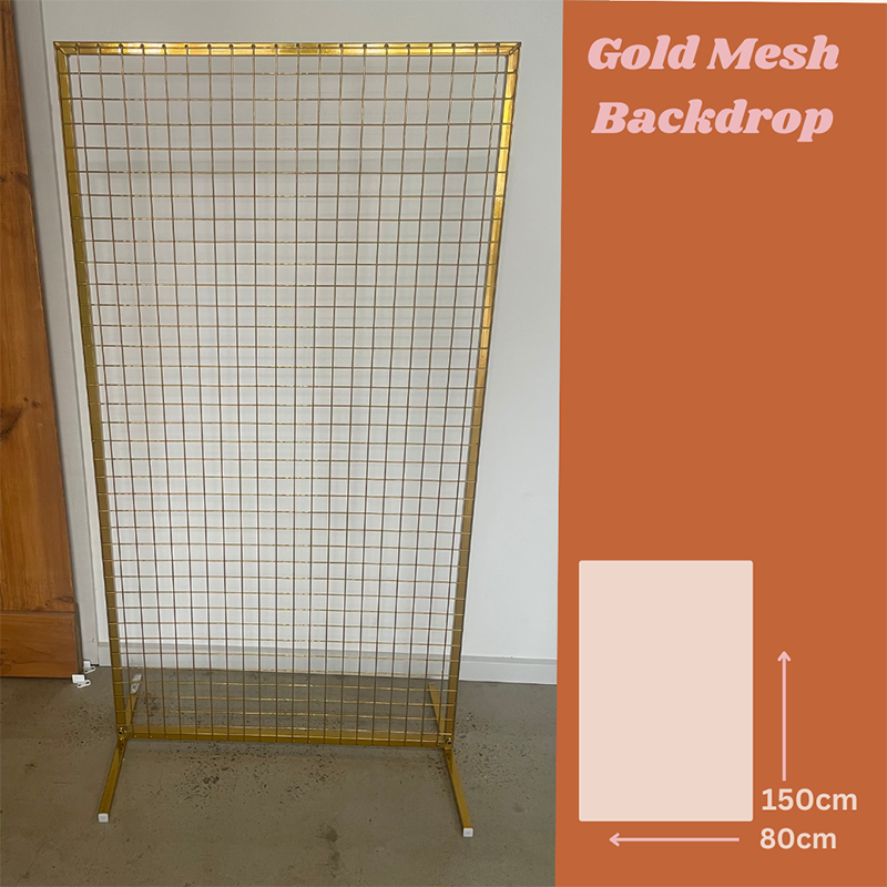 Image of Gold Mesh Backdrop